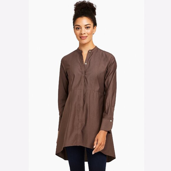 Foxcroft NYC Heritage Non-Iron Tunic Shirt Dress Small - Picture 1 of 10